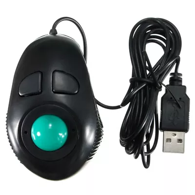 Finger Handhold 4D USB Mini Trackball Mouse Mice Thumb Control For PC Computer~ • £13.91