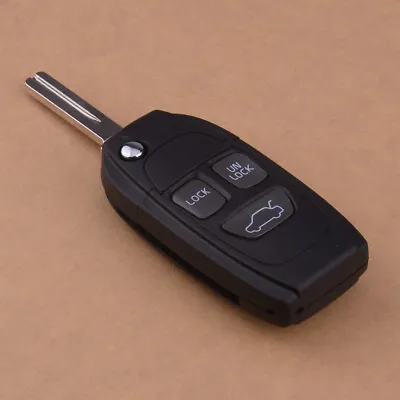 3 Button Flip Remote Key Fob Case Shell Fit For VOLVO S40 S60 S70 S80 S90 V40 • $9.47