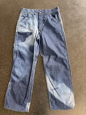 Vintage Lee 50s-60s Jelt Denim Carpenters SANFORIZED  UNION MADE IN USA • $400