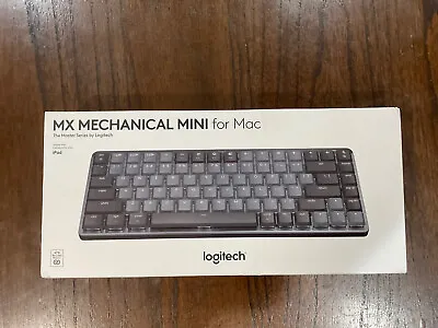 Logitech MX Mechanical Mini For Mac Master Series Wireless Keyboard Black New • $98.99