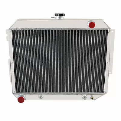 4 Rows Radiator For 1966-1970 1967 Chrysler Imperial Dodge Plymouth Fury 7.2L V8 • $199