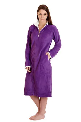4065 Women Spa Robe Long Plush Bath Robe Super Soft Thick Warm • $19.99