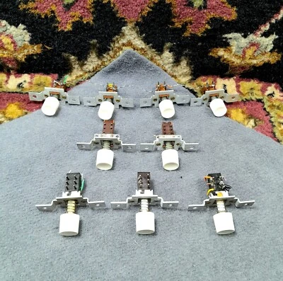 $19.85 • Buy Nine Vintage W. German Petrick Push Button Switches, Gulbransen Paragon Organ 