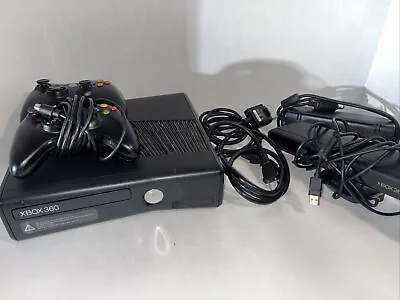 Microsoft Xbox 360 Black Console With Kinect 4GB Games Controllers Bundle Tested • $99.99
