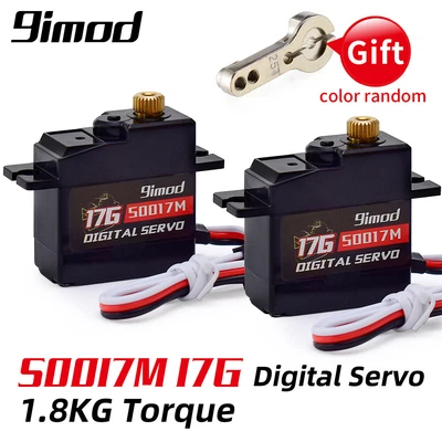 £14.69 • Buy Micro Mini Servo 17g 1.8KG Digital Servo For RC 1/18 1/16 Truck Car Boat Plane