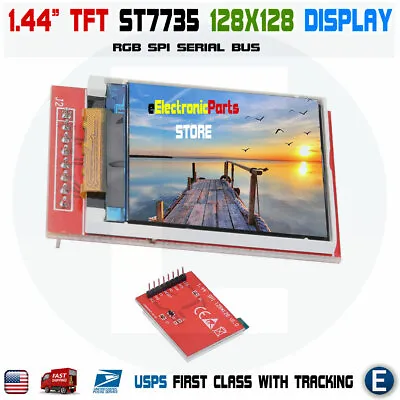 1.44  LCD SPI 128x128 Color TFT LCD Display Module ST7735 Replace Nokia 5110 • $4.68