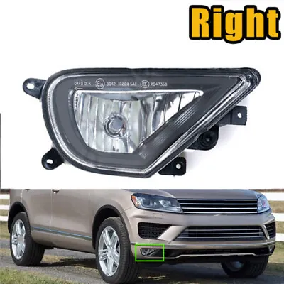 For Volkswagen Touareg 2016-2018 Right Front Bumper Fog Lights With Bulbs • $45.56