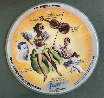 Vogue Picture Record R-760 Eric Madriguera: So It Goes/The Minute Samba 78RPM • $27.50