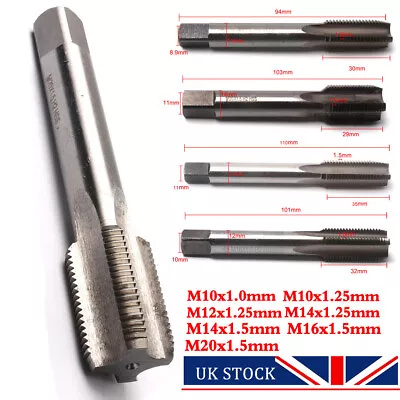 M10/12/14/16/20 HSS Metric Right Hand Tap Drill Bits Thread Taps Machine Tool UK • £6.90