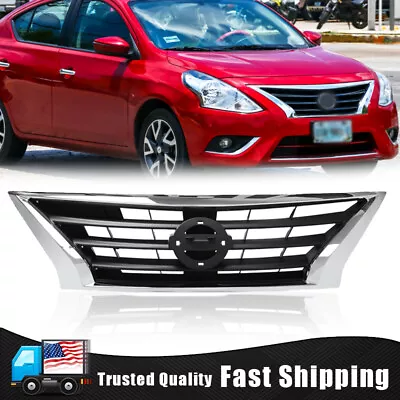 OEM Grille Assembly For 2015-19 Nissan Versa Chrome Shell With Black Plastic • $76.99