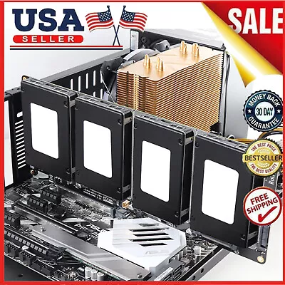 NEW U.2 SSD To PCIe X16 Adapter PCIE 4.0 To 4 Disk U.2 SFF-8639 SSD Riser Card • $51.99