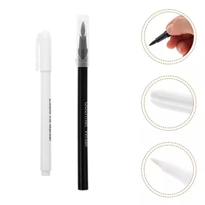  2 Pcs Can Be Food Coloring Pen Edible Ink Marker Marking Bicuspid • £9.25