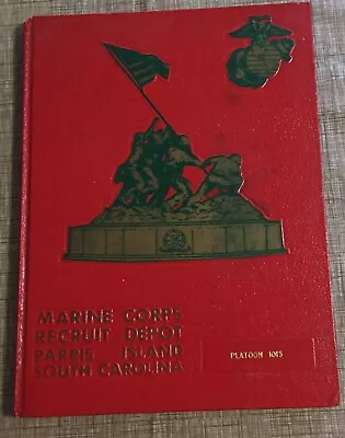 1979 Us Marine Corps Recruit Depot Paris Island South Carolina Platoon 1015 Book • $7.49