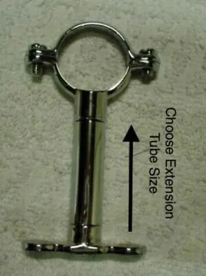 Pipe Bracket Chrome Munsen Rings.15mm22mm28mm35mm42mm54mm Pipe Clip/tube • £19.78