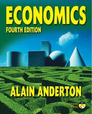 Economics: 4th Edition By Anderton Mr Alain Paperback Book The Cheap Fast Free • £4.81