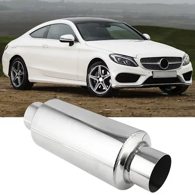 2.5  In/Out 12  Exhaust Resonator Muffler For Mercedes Benz C300 C63 C180 4Matic • $55.42
