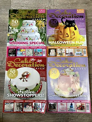 Cake Decoration Heaven 4x Used Magazines • £14