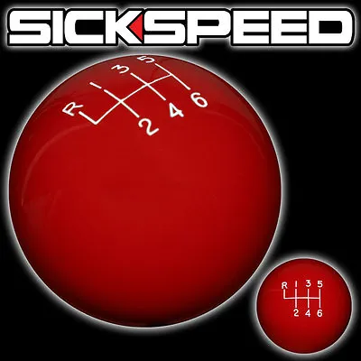 Red Ol' Skool Shift Knob For 6 Speed Short Throw Shifter Selector Un2 Kit • $24.55