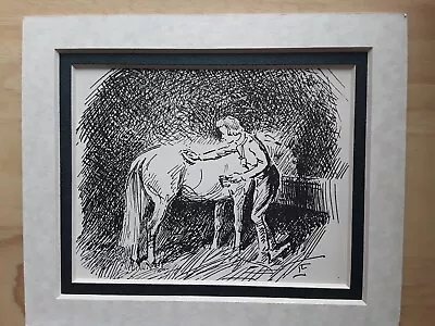 £3.45 • Buy Topper - She Worked Hard On The Pony - Lionel Edwards Print 1952