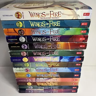 Wings Of Fire ︱Books 1-14︱Paperback︱Sutherland︱Book Lot︱Set • $39.19