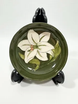 Moorcroft Art Pottery 4.5” Dish Bowl With Floral • $58.99