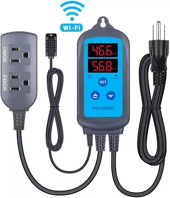 $40.46 • Buy WiFi Humidifier Dehumidifier Humidity Controller 120V Sausage Storage Wet Fan US