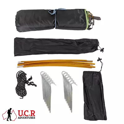 UCR Adventures Light Weight One Person Hiking Tent - 2 Layers - Tunnel Shaped • $140