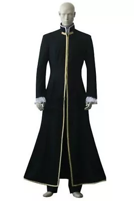 D.Gray-Man General Cross Marian Long Jacket Black Cosplay Costume • $32.29