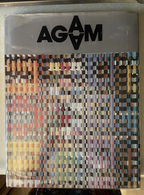 $45 • Buy Like New HOMAGE TO YAACOV AGAM With 2 Lithographs Hardcover Book