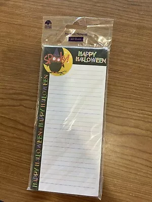 Magnetic Notepad  60 Sheets Happy Halloween NEW  • $1.99
