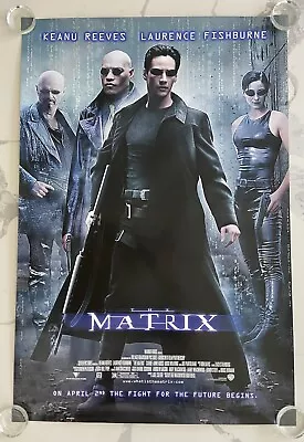 RARE 1999 The Matrix Double Sided Original Movie Poster 1 Sheet 27 X40  Rolled🔥 • $599.87