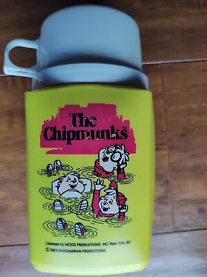 The Chipmunks Thermos Plastic / Alvin And The Chipmunks Thermos Vintage 1983 ? • $6.50