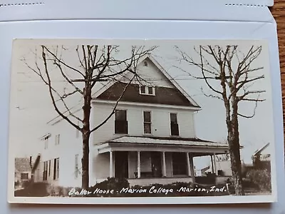 Vintage B/W Postcard: Baker House Marion College Marion Indiana • $0.99