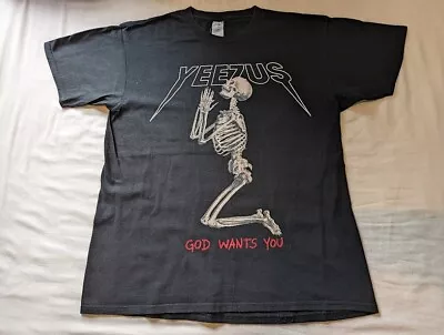 Yeezus ‘God Wants You’ 2013 Tour T-shirt Official RARE Xl | Kanye West Yeezy • £24.99