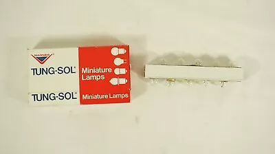 Train Display Lights Tung Sol 12V Miniature Lamps Push Type Bulbs # 53 W/ Box B7 • $9.95