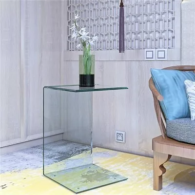 Modern Whole Clear Tempered Glass Coffee Table Side End Table For Living Room • $119.58