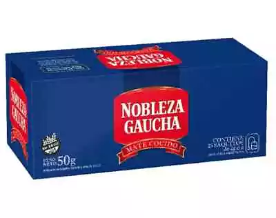 YERBA MATE TEA BAGS - NOBLEZA GAUCHA -Mate Cocido En Saquitos - 100 UNITS • $13.99