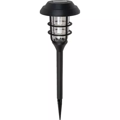 (9)-Moonrays Black 2 Lumens Plastic Solar Cage Path Light. Model: 25465 • $73.89