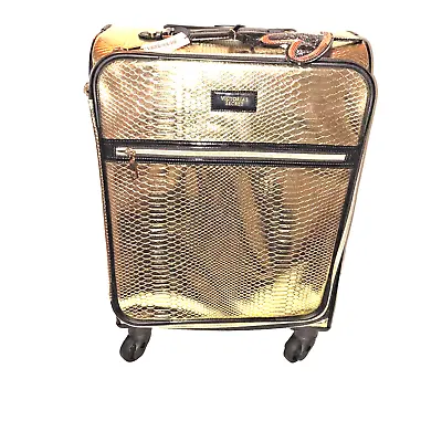  Suitcase VS Gold Python SuitcaseTelescoping HandleSpinner Wheels • $127.85