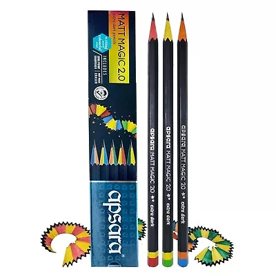 Apsara Matt Magic Pencil For Easy Sharpening (10 Pc - 1 Pack) Pack Of - 3 • $14.39