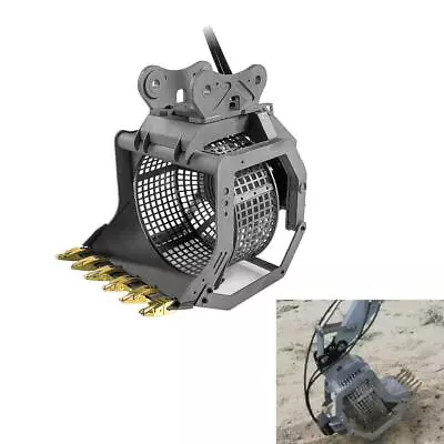 Metal Sieve Wash Bucket Hydraulic Motor For LESU 1/14 374F RC Excavator Digger • $559.64