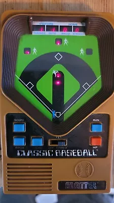 2001 Mattel Classic Baseball Handheld Game TESTED • $9.90