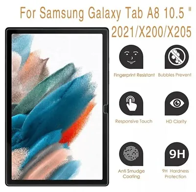 £3.99 • Buy Tempered Glass Screen Protector For Samsung Galaxy Tab A8 10.5  2021  X200/X205
