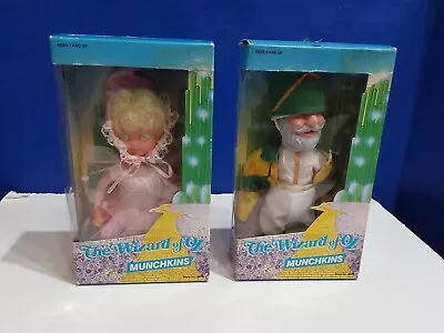 2 Vintage  The Wizard Of Oz Munchkins . New In Original Box. 1988. • $10