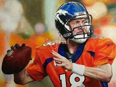 $25.99 • Buy Poster - Peyton Manning By Agustin Iglesias,