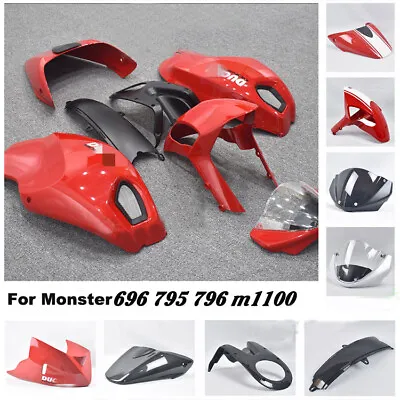 Hood Fender Hump Fairing Body Work Cover For Ducati Monster 696 795 796 1100 • $109.33