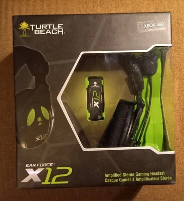 Turtle Beach X12 With DSS 7.1 Surround Sound Processor. • £30