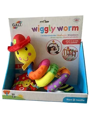 Galt Toys Wiggly Worm Cot And Pram Toy Ages 0 Months Plus • £12.99