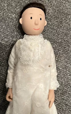 2001 Madeline Miss Clavel Nun Doll 10'' Eden Toys In White Nightgown & Stockings • $25