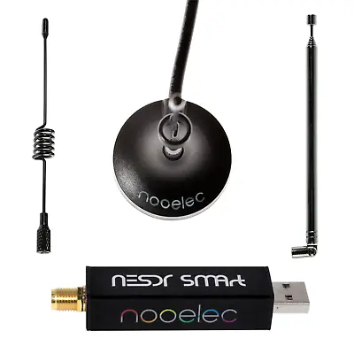 $43.95 • Buy Nooelec RTL-SDR V5 Bundle - NESDR SMArt HF/VHF/UHF (100kHz-1.75GHz) USB Radio